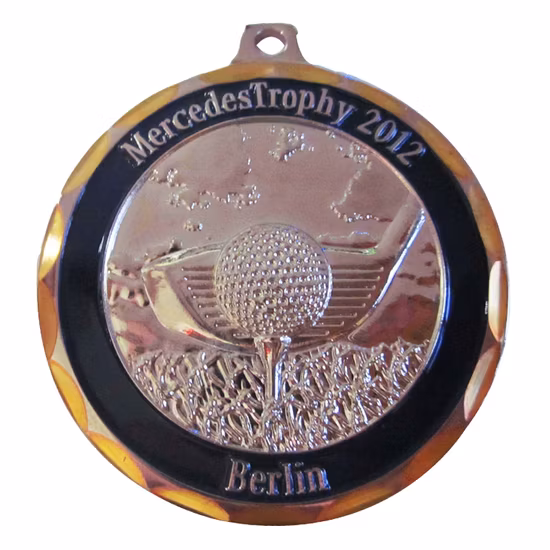 Cheap Wholesale Custom Fine Marathon Sport Metal Medal with Ribbon